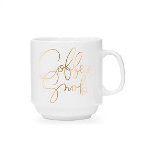 NWOT Easy Tiger “Coffee Snob” White Mug